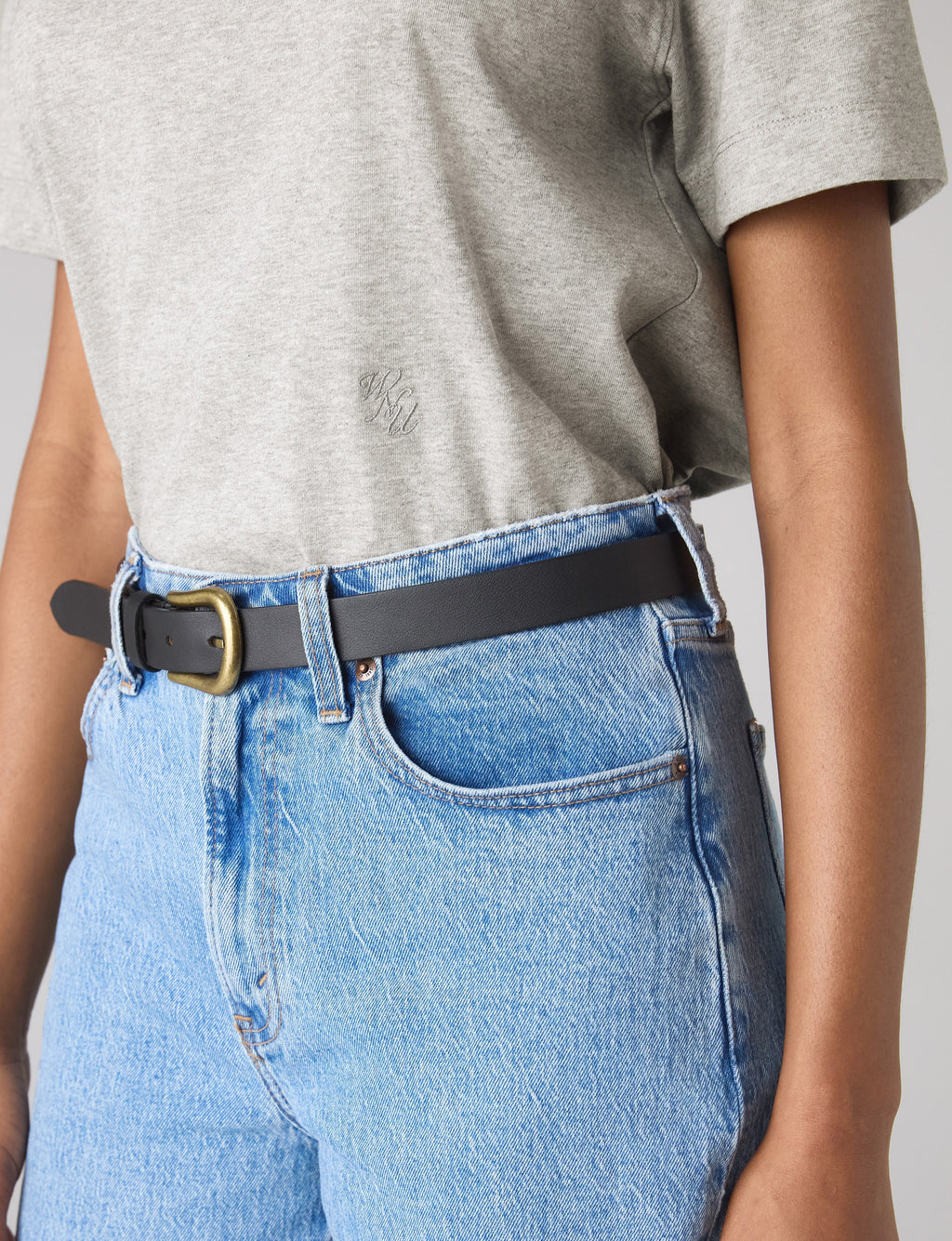 Soho T-Shirt: Cotton Jersey, Grey