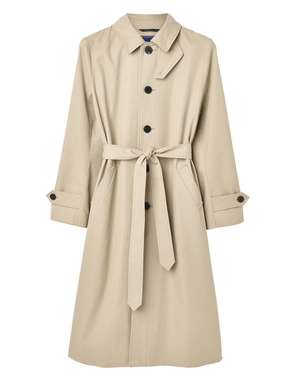 Chatsworth Car Coat: Cotton, Dark Stone