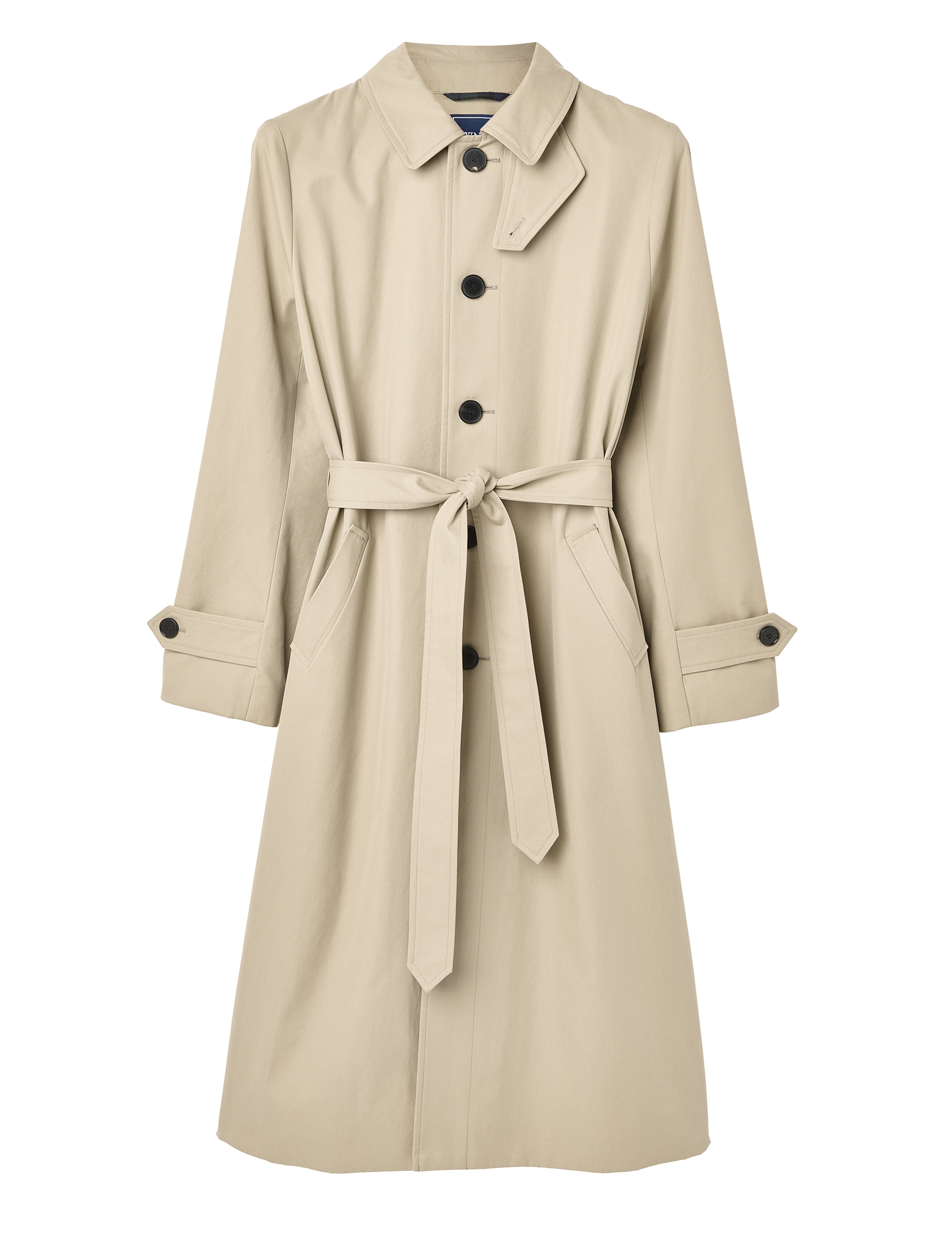 Chatsworth Car Coat: Cotton, Dark Stone