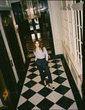 Regent Cigarette Trouser: Wool, Navy