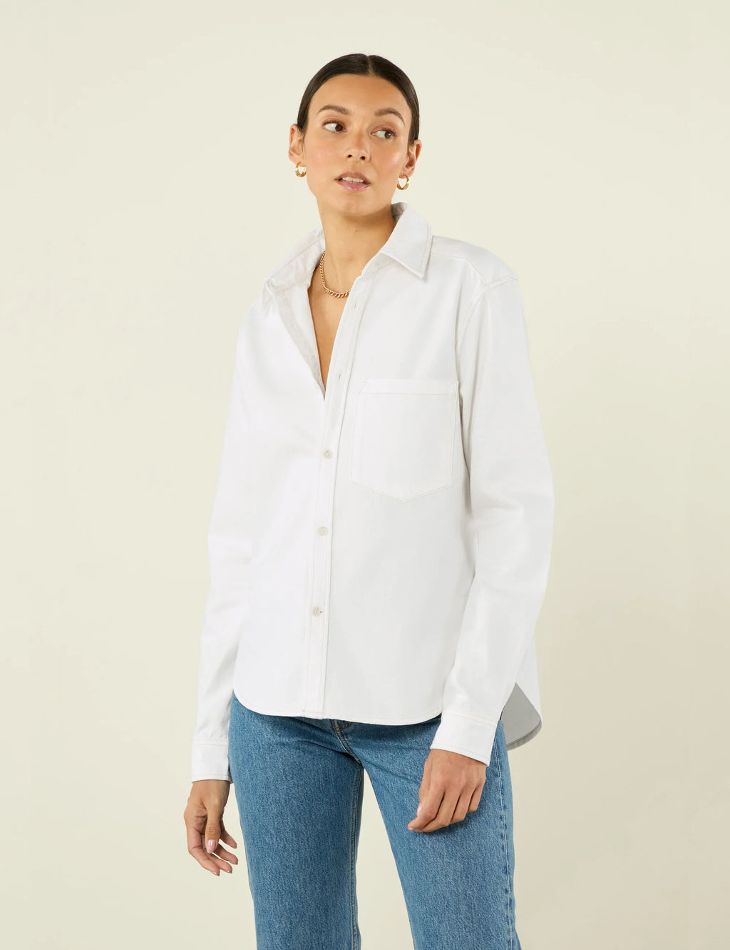 The Classic: Denim, Off-White