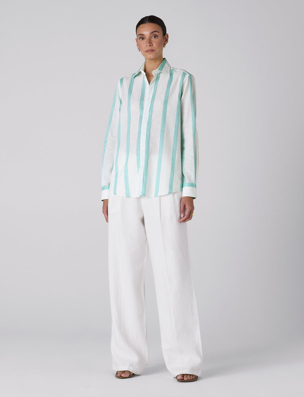 The Boyfriend: Weave, Mint Stripe
