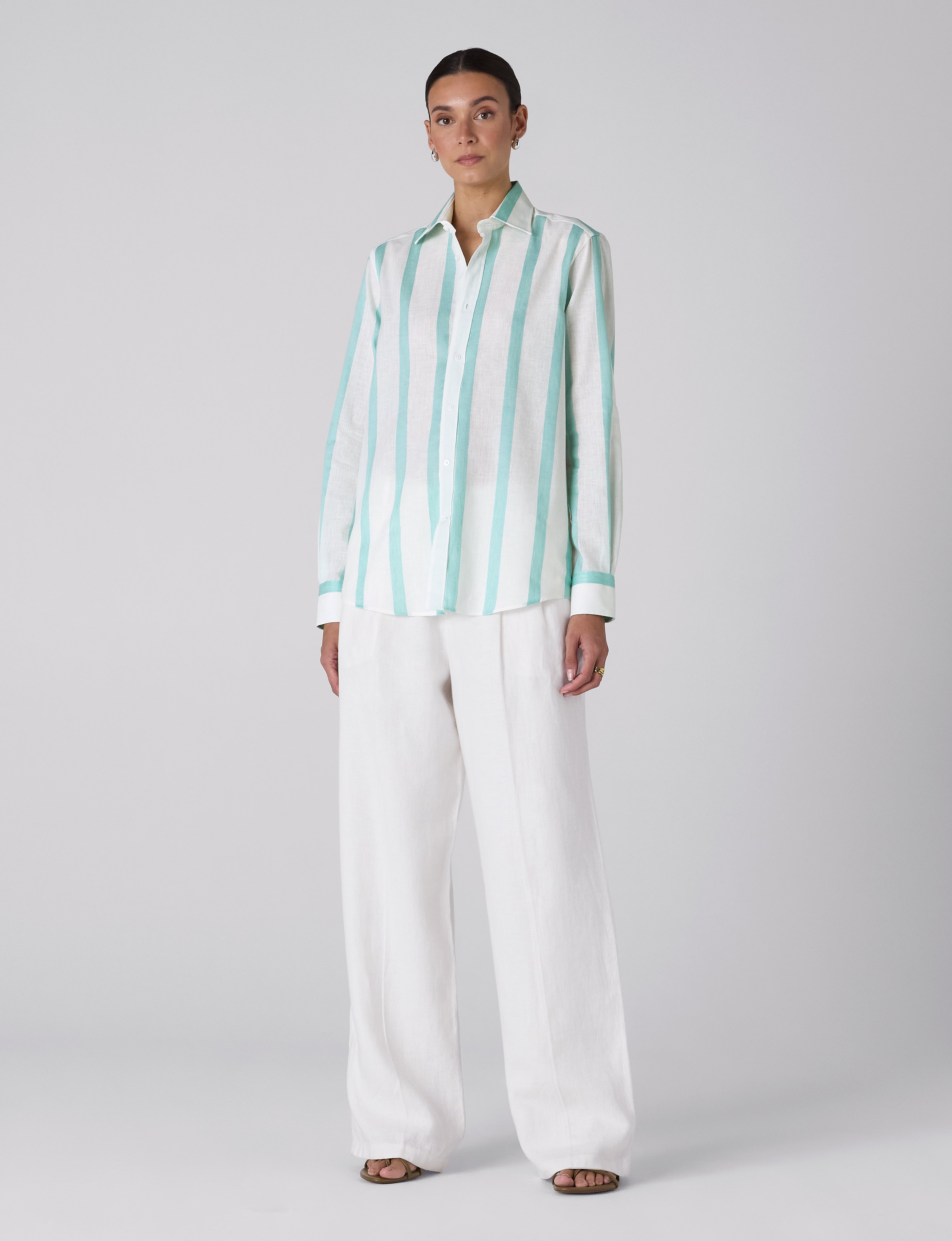 The Boyfriend: Weave, Mint Stripe