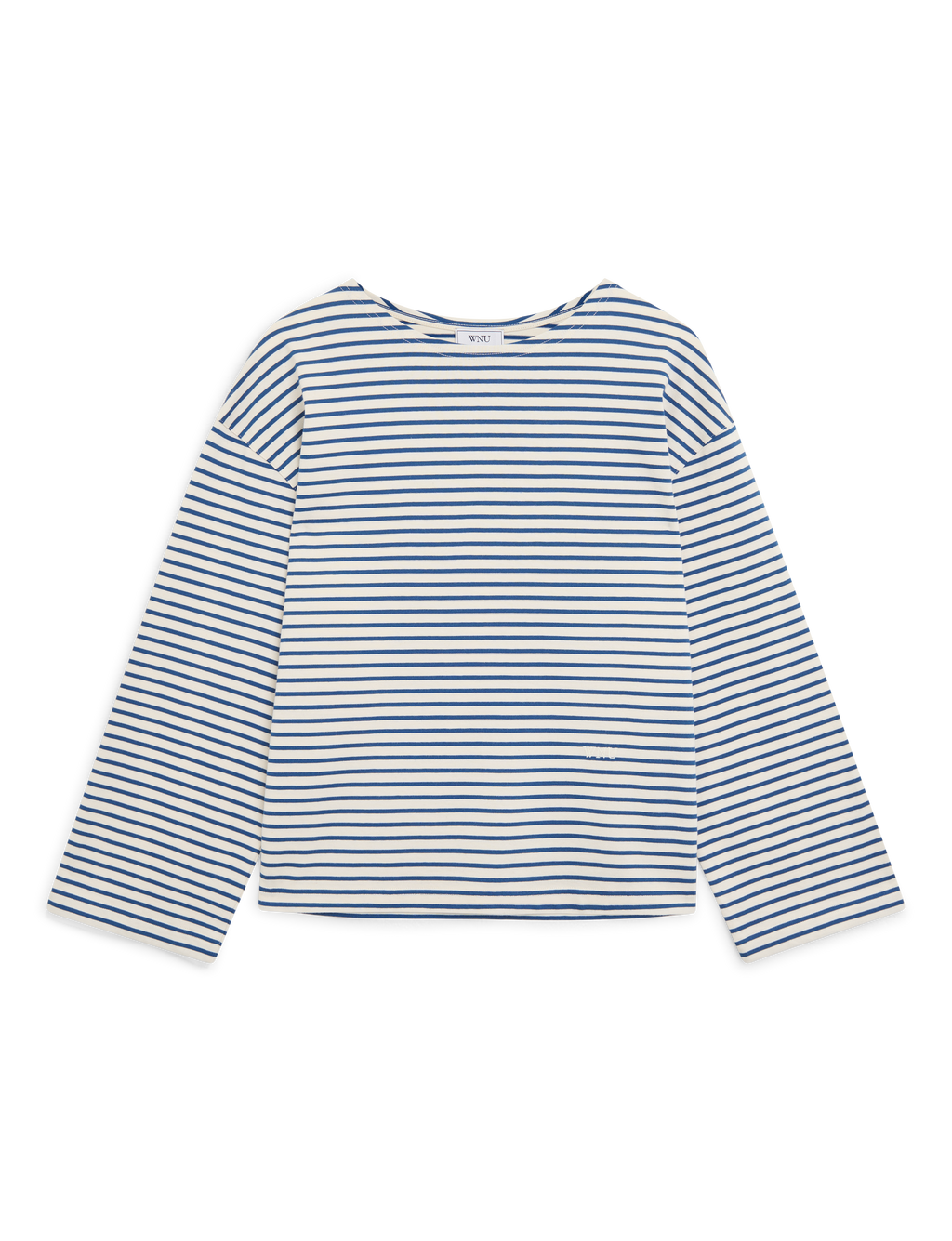 Harbour Breton: Cotton Jersey, Ecru and Blue Stripe