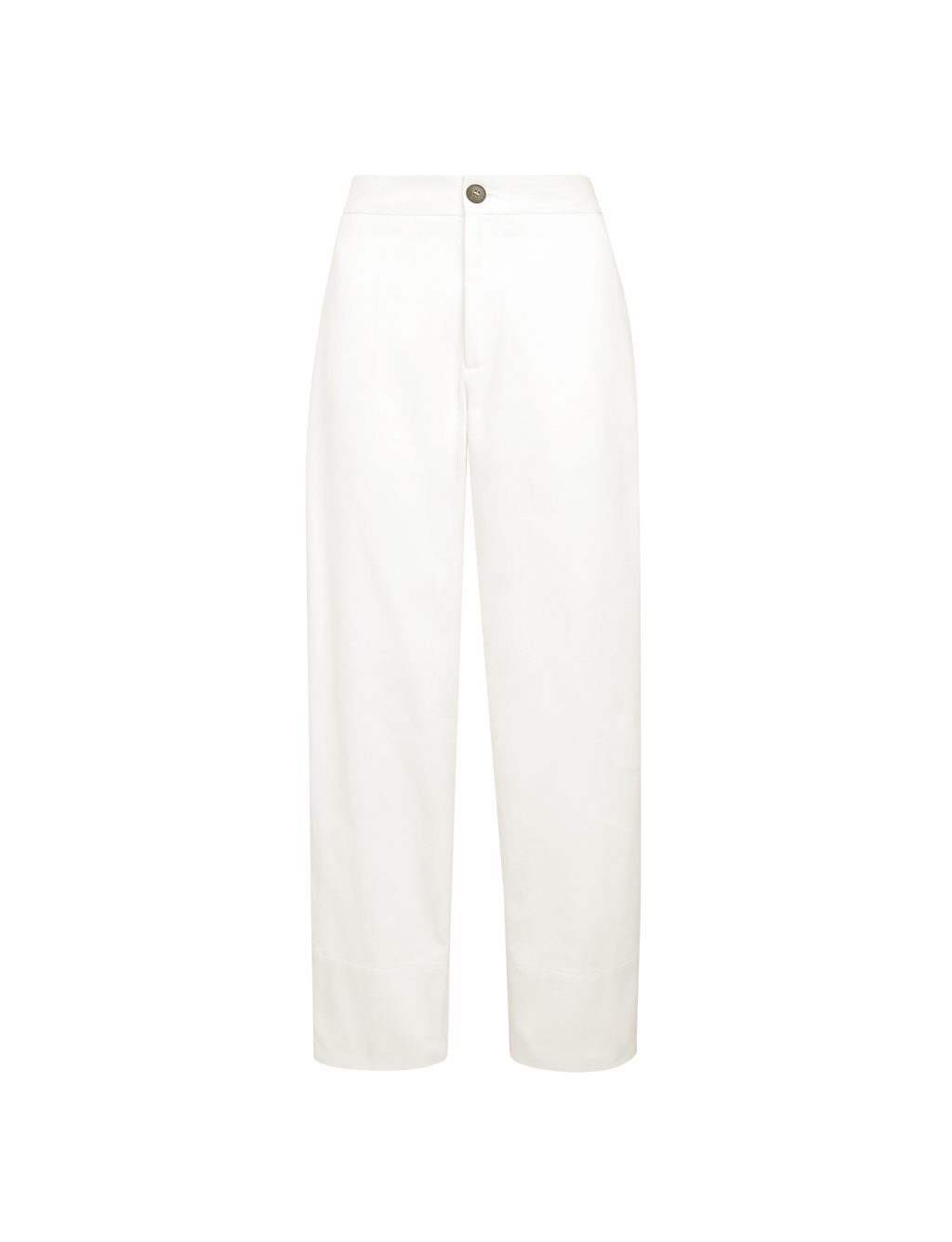 Chartwell Trouser: Cotton Twill, Off White