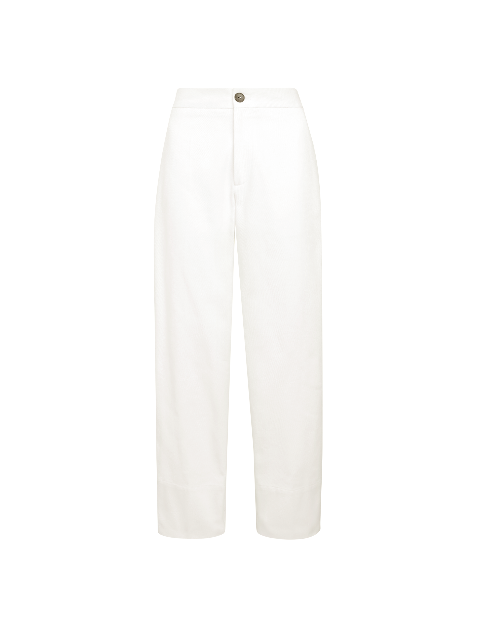 Chartwell Trouser: Cotton Twill, Off White