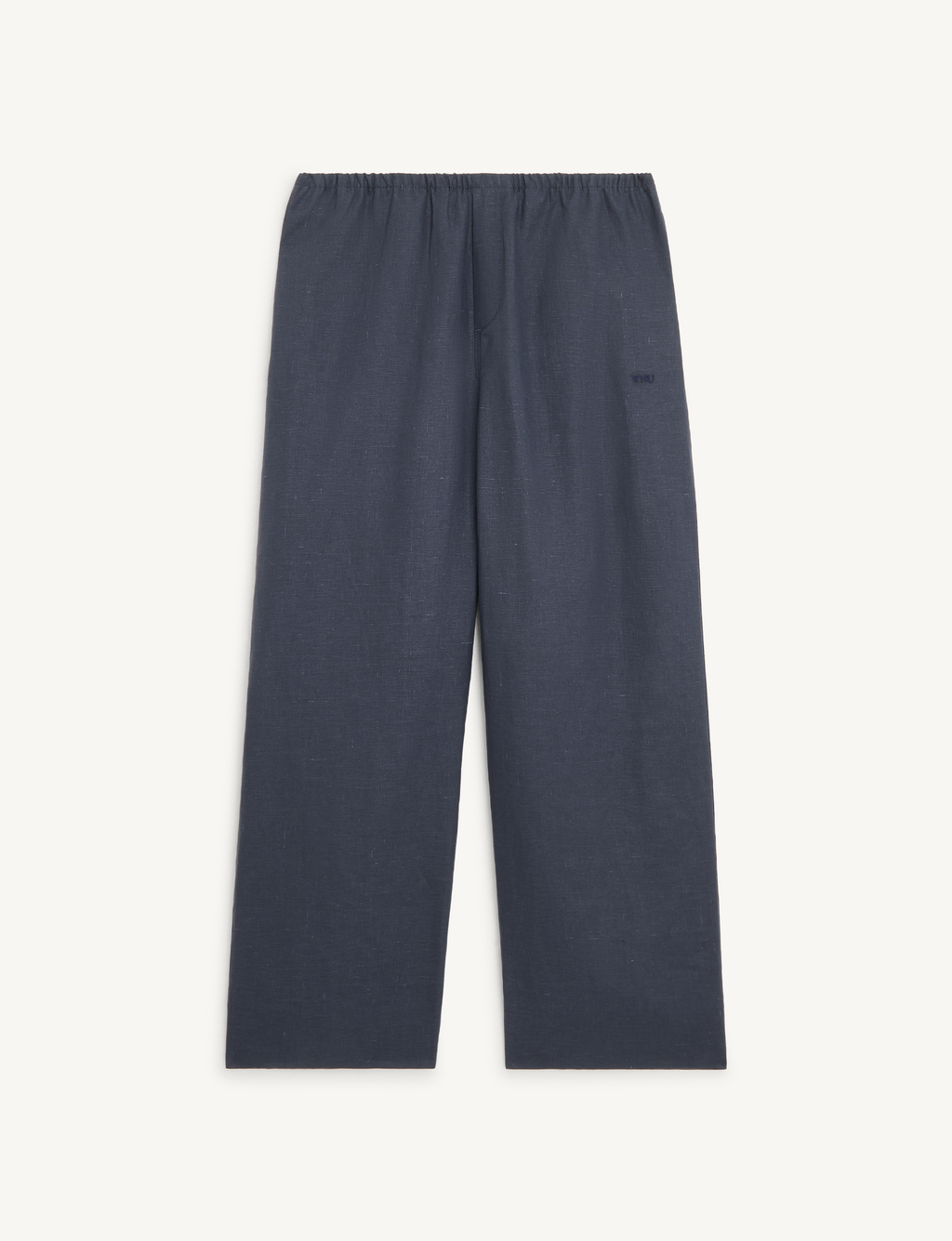 Bay Trouser: Hemp, Navy Blue