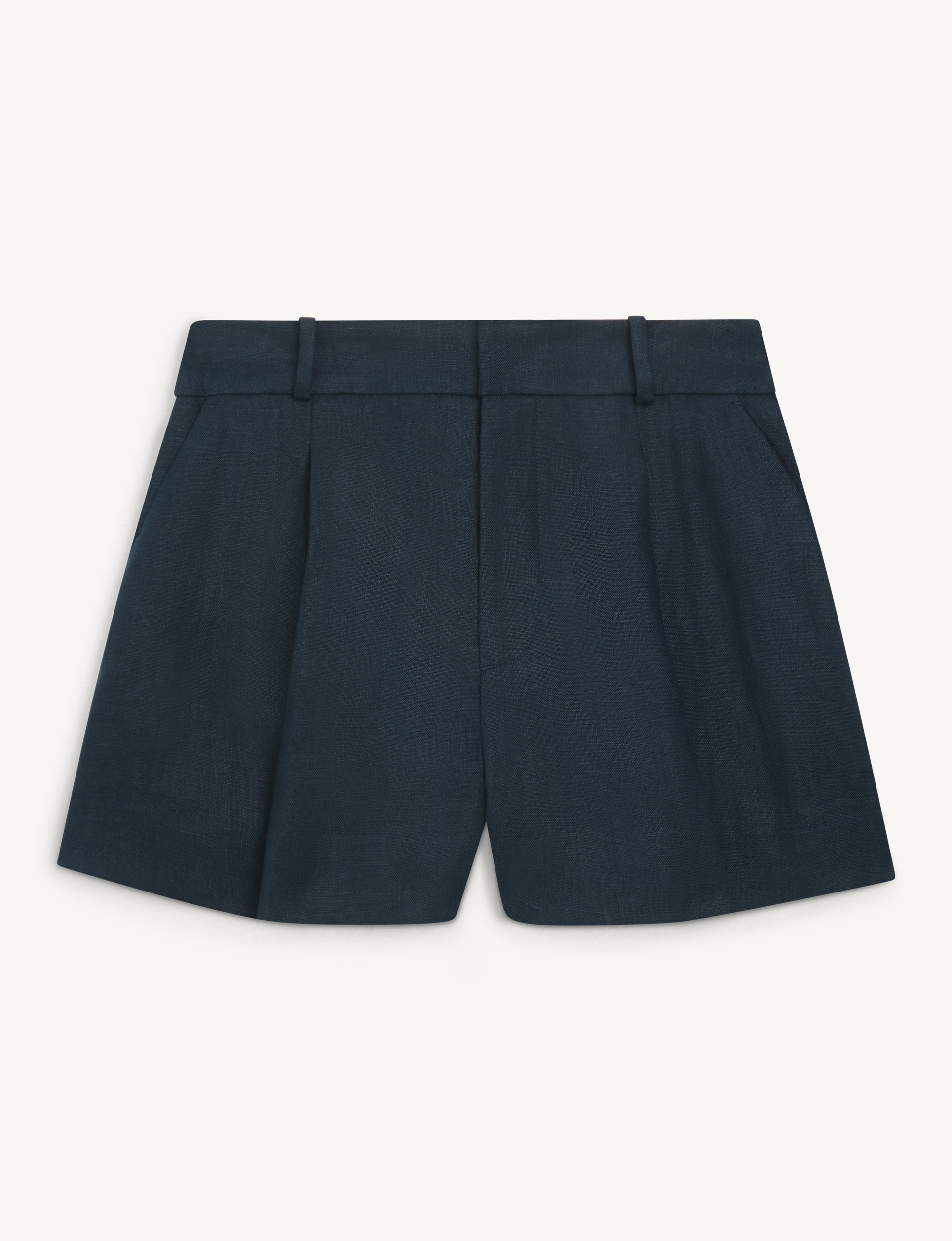 Penn Tailored Short: Linen, Navy